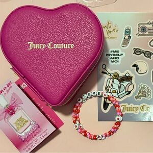 Juicy Couture Pink Heart storage case